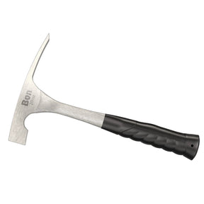 Bon Tool Brick Hammer Solid Steel 20oz - One-Piece Forged Carbon Steel Construction With Contoured Non-Slip Vinyl Grip by Bon Tool