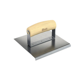 Bon Tool Stainless Steel Pavement Edger - 6" x 6" - Wood Wave Handle by Bon Tool