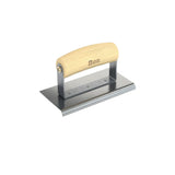 Bon Tool Stainless Steel Pavement Edger - 6" x 3" - Wood Wave Handle by Bon Tool