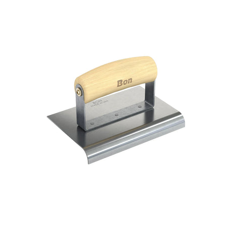 Bon Tool Stainless Steel Pavement Edger - 6" x 4" - Wood Wave Handle by Bon Tool