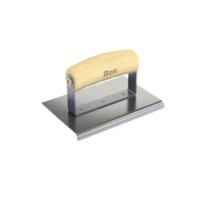 Bon Tool Stainless Steel Pavement Edger - 6" x 4" - Wood Wave Handle by Bon Tool