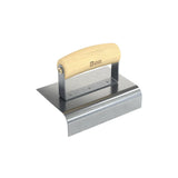 Bon Tool Stainless Steel Pavement Edger - 6" x 4" - Wood Wave Handle by Bon Tool