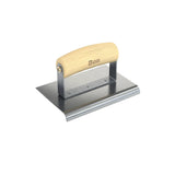 Bon Tool Stainless Steel Pavement Edger - 6" x 4" - Wood Wave Handle by Bon Tool