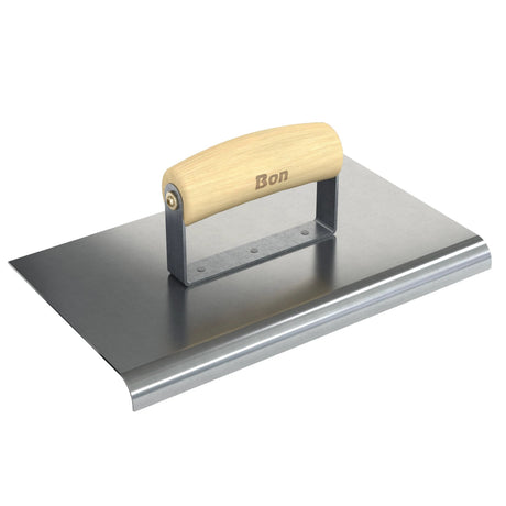 Bon Tool Concrete Highway Edger - Wood Wave Handle by Bon Tool