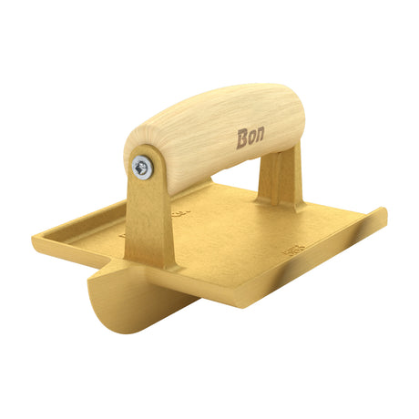 Bon Tool Bronze Hand Concrete Groover - Wood Wave Handle by Bon Tool