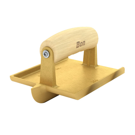 Bon Tool Bronze Hand Concrete Groover - Wood Wave Handle by Bon Tool