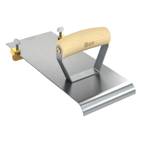 Bon Tool Adjustable Edger/Groover - Wood Wave Handle by Bon Tool