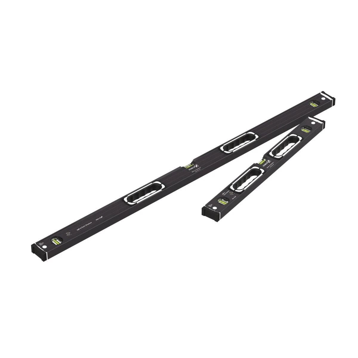 Stabila Dark Shadow 196-2 Spirit Level Set 122 cm (4ft)+ 61 cm by Stabila