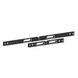 Stabila Dark Shadow 196-2 Spirit Level Set 122 cm (4ft)+ 61 cm by Stabila