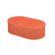 Bon Tool Plasterer's Rubber Sponge (13-115), hand-shaped orange sponge rubber, 7 in x 4 in x 2 in