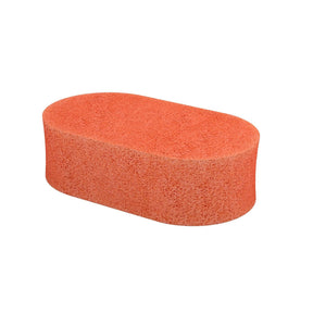 Bon Tool Plasterer's Rubber Sponge (13-115), hand-shaped orange sponge rubber, 7 in x 4 in x 2 in