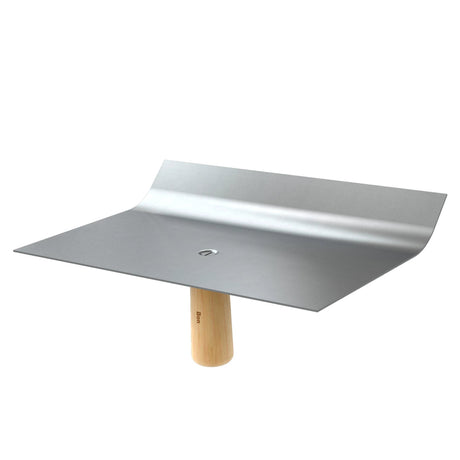 Bon Tool Curved Top Hawk - Stainless Steel with Wood handle (13-401) by Bon Tool