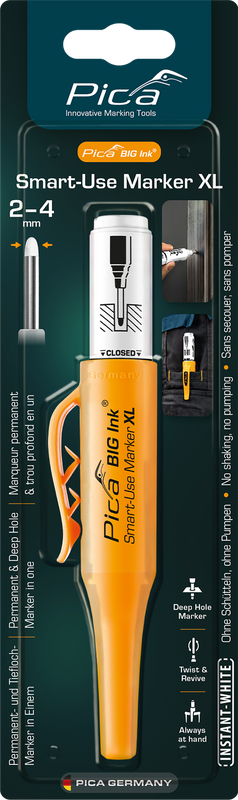 Pica BIG Ink Smart Use Marker XL – White