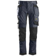 Snickers 6241 AllroundWork, Stretch Trousers Holster Pockets - Navy\Black by Snickers