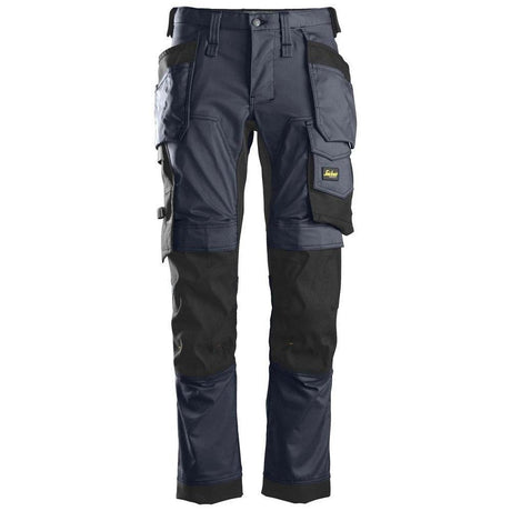 Snickers 6241 AllroundWork, Stretch Trousers Holster Pockets - Navy\Black by Snickers