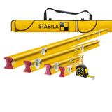 STABILA R-Type 300 Spirit Level Set with BM300 Tape Measure (5 Piece) by Stabila