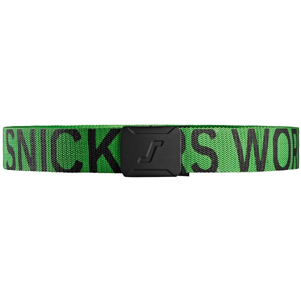 Snickers 9004 Logo Belt - Apple Green\Steel Grey by Snickers