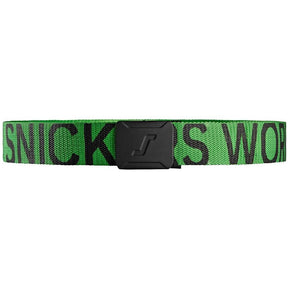 Snickers 9004 Logo Belt - Apple Green\Steel Grey by Snickers