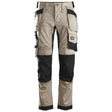Snickers 6241 AllroundWork, Stretch Trousers Holster Pockets - Khaki\Black by Snickers