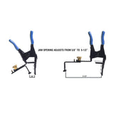 JAG Clamp XL - opens up to 5 1/2" - Pair (21-291) by Bon Tool