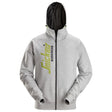 Snickers 2846 Logo Full-Zip Hoodie - Grey Melange by Snickers