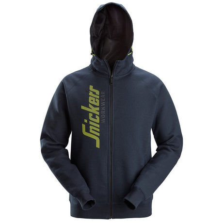 Snickers 2846 Logo Full-Zip Hoodie - Navy by Snickers