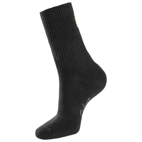 Snickers 9214 Cotton Socks, 3-Pack - Black by Snickers