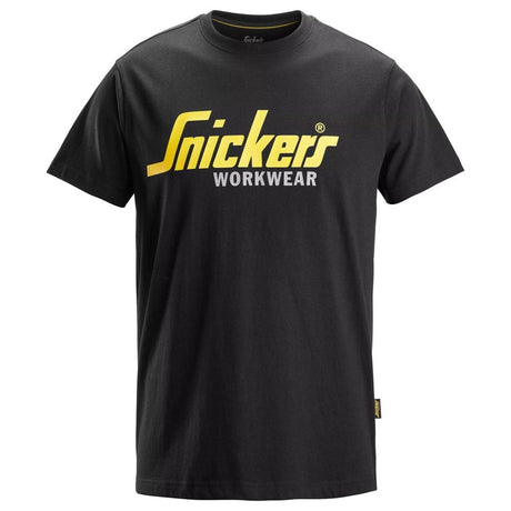 Snickers 2586 Classic Logo T-Shirt - Black by Snickers