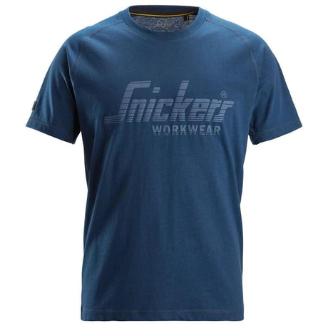Snickers 2590 Logo T-Shirt - Deep Blue by Snickers