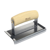 Bon Tool Curved End Concrete Edger - Wood Wave Handle by Bon Tool