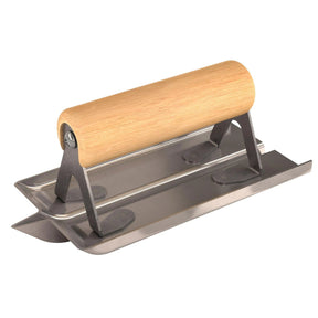Bon Tool Carbon Steel Concrete Groover - Wood Handle by Bon Tool