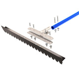 Bon Tool Lute Rake detail - 30 in blade with 6 ft handle