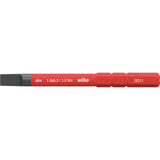 Slotted 5.5mm – Red screwdriver bit with flat head and white text