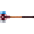 Halder Simplex soft-face mallet, cast iron housing - TPE-soft / TPE-mid by Halder