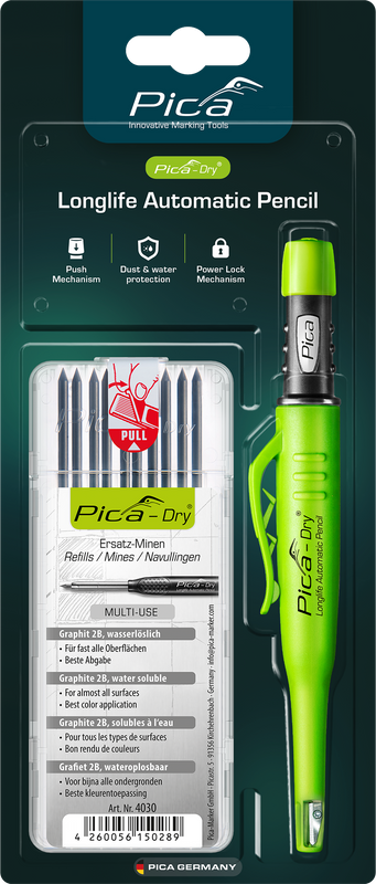 Pica Dry Marker & Refill Bundle – Graphite 2B