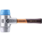 Halder Simplex soft-face mallet, aluminium housing - TPE-soft / TPE-mid - Short Handle by Halder