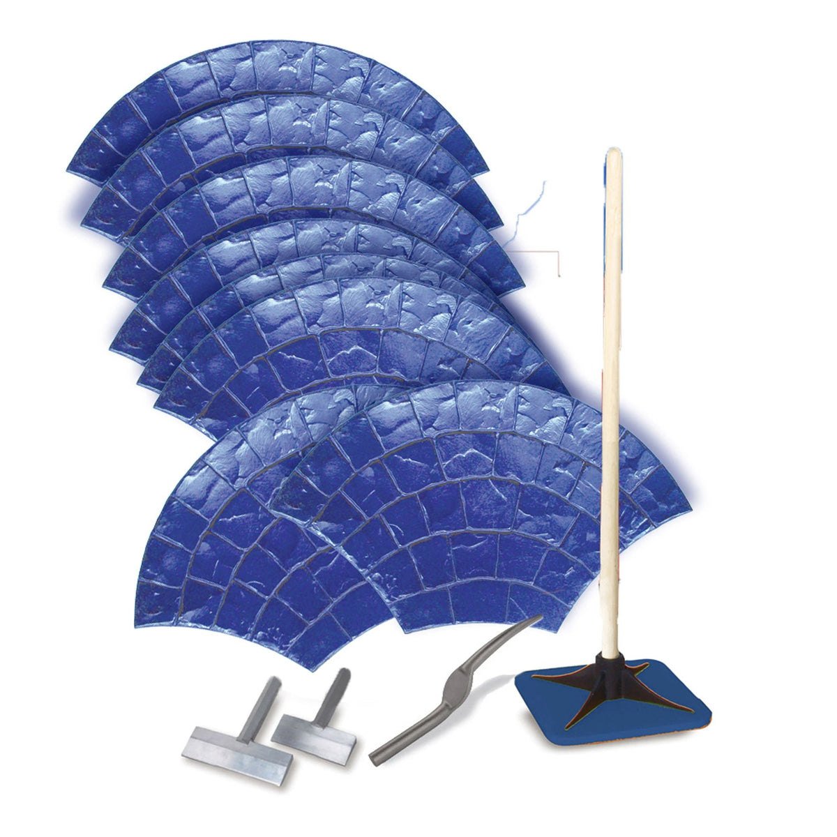 Texturing Kit Bon Tool European Fan Cobblestone Concrete Texturing Kit (32-843 ...