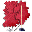 Bon Tool Herringbone Brick Concrete Texturing Kit (32-844) by Bon Tool