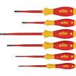 Slotted & Phillips – Set of insulated screwdrivers with red handles and yellow grips