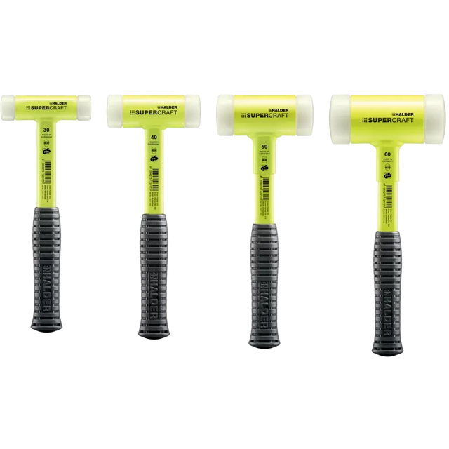 Halder Supercraft soft-face mallet, steel tube handle by Halder