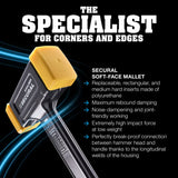 Halder Secural soft-face deadblow mallet by Halder