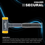 Halder Secural soft-face deadblow mallet by Halder