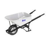 Bon Tool Steel Tray Wheel barrow with Leg Stabiliser by Bon Tool