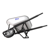 Bon Tool Steel Tray Wheel barrow with Leg Stabiliser by Bon Tool