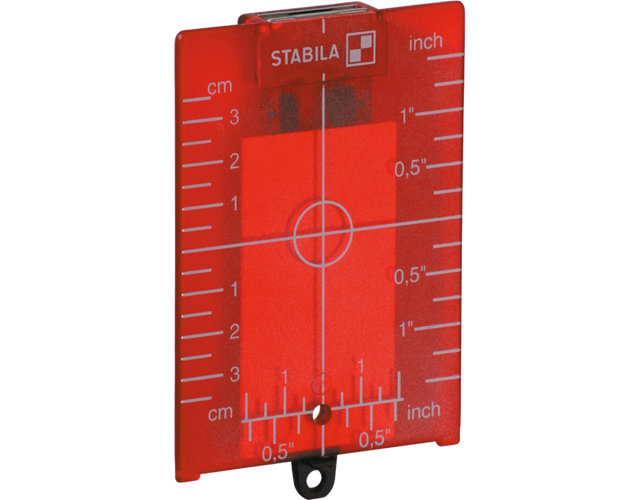Stabila ZP target plate, red