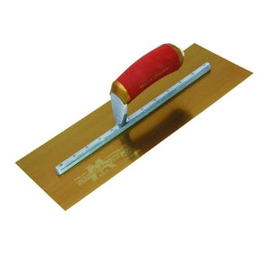 Marshalltown Gold Stainless Steel PermaShape Finishing Trowel DuraSoft Handle by Marshalltown
