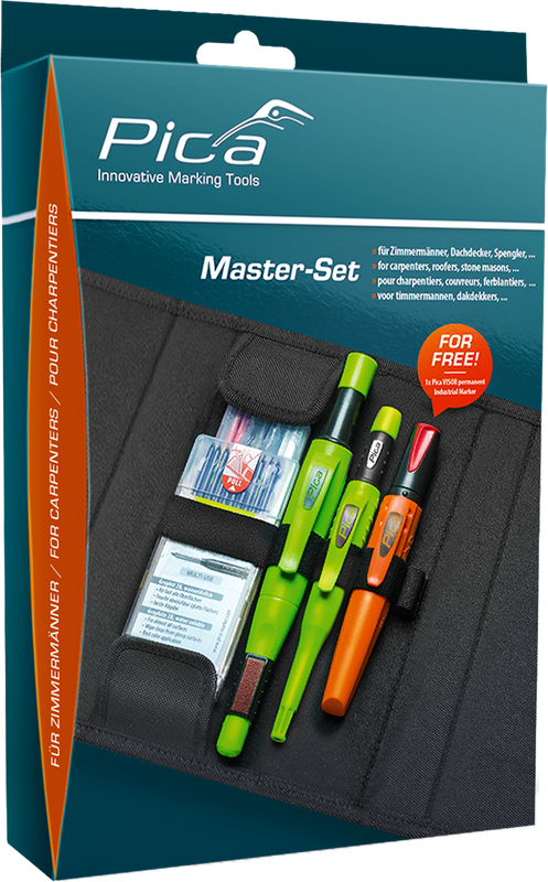 Pica Master Set Carpenter – 5-Piece Marking Kit