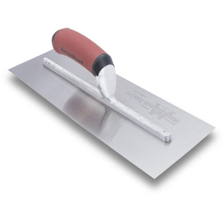 DuraSoft / 13" x 5" – Marshalltown bright stainless steel finishing trowel image 2