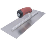 DuraSoft / 13" x 5" – Marshalltown bright stainless steel finishing trowel image 4