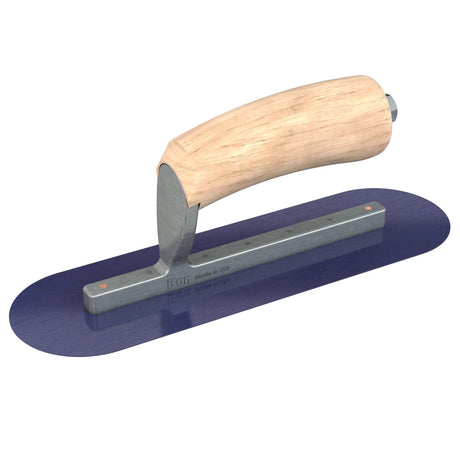 Bon Tool Blue Steel Pool Trowel - Camel Back Wood Handle by Bon Tool